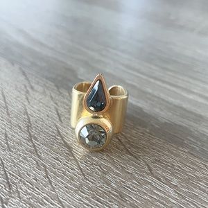 Lionette NY Ring (blue and white stone)